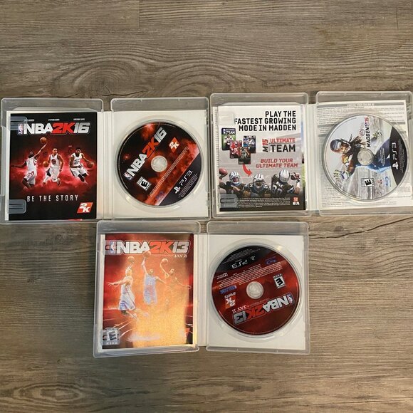 Lot of 7 Video Games for PlayStation 3 PS3 - Resident Evil, NBA, Madden, COD - Picture 2 of 5